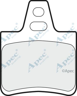 APEC BRAKING Комплект тормозных колодок, дисковый тормоз PAD770